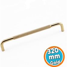 Nzb Metal Kulp 320 mm 32 cm Mobilya Çekmece Dolap Dolabı Modern Kapak Kulpları Altın Gold