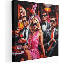 Popcas  Gangsta Geceleri Kanvas Tablo