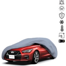 ULTRASHOP Nissan Skyline 8HV37 (2014 – 2022) Su Geçirmez Araba Brandası Dış Mekan Oto Brandası