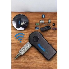 İsmiyle Al Tüm Araçlara Uyumlu Aux Car Bluetooth Kablosuz Araç Bağlantı Kiti