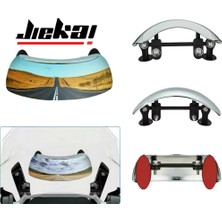 Jiekai Marka Motosiklet Dikiz Aynası Kurulumu Yapılmış Takmaya Hazır