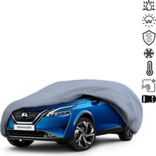 ULTRASHOP Nissan Qashqai 3 J12 (2021 –) Su Geçirmez Araba Brandası Dış Mekan Oto Brandası