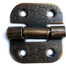 İsmiyle Al Eco Lounge Stoplu Menteşe - 30X33MM, Oksit, 100 Adet