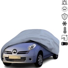 ULTRASHOP Nissan Micra (1982 –) Su Geçirmez Araba Brandası Dış Mekan Oto Brandası