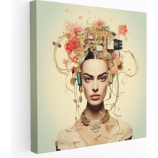 Popcas  Frida Kahlo Kanvas Tablo - Modern Teknoloji ve Duvar Dekorasyonu