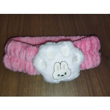 TrendyChic Pati Detaylı Süper Soft Spa Yüz Yıkama Elastik Saç Bandı Makyaj Saç Bandı