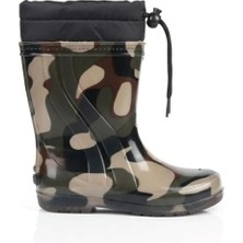 Liarca Raining Su Geçirmez Kamuflaj Yağmur Çizmesi – Kaymaz Taban Outdoor Bot -