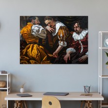 Popcas  Caravaggio Tarzı Dekoratif Tablo Kanvas Duvar Sanatı
