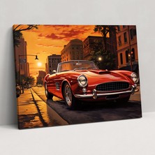 Popcas  Ferrari Kanvas Tablo - Ev Dekorasyonu ve Lüks Ferrari Duvar Sanatı