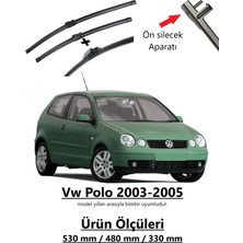 OTOEXPRESS Inwells Volkswagen Polo 2003-2025 Ön ve Arka Silecek Takımı