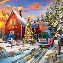 Ks Puzzle 20753 Puzzle 1000 Red Barn Farm