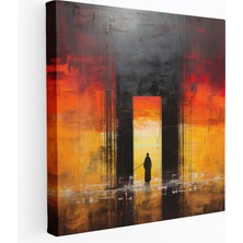 Popcas  Kaaba Kanvas Tablo - Duvar Sanatı Ev Dekorasyonu