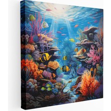 Popcas  Sualtı Senfonisi Kanvas Tablo