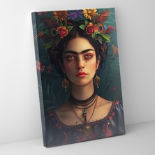 Popcas  Frida Kahlo Tarzı Duvar Sanatı - Duvar Sanatı Duvar Dekorasyonu Frida Kahlo Tarzı