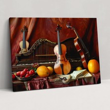 Popcas  Caravaggio Tarzı Dekoratif Tablo Kanvas Duvar Sanatı