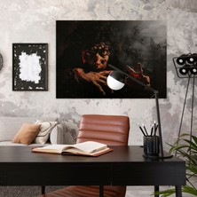 Popcas  Caravaggio Tarzı Dekoratif Tablo / Duvar Sanatı / Kanvas Duvar Tablosu