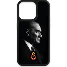 iPhone 14 Pro Uyumlu Galatasaray Büyük Atatürk Cam Lisanslı Telefon Kılıfı