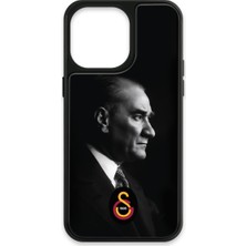 iPhone 14 Pro Max Uyumlu Galatasaray Büyük Atatürk Cam Lisanslı Telefon Kılıfı