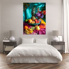 Popcas  Frida Kahlo Tarzı Duvar Dekorasyonu - Ev Dekorasyonu Kanvas Tablo