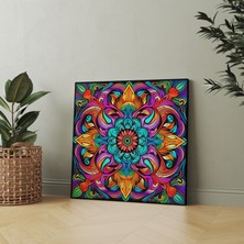 Popcas  Bohem Tarzı Kanvas Tablo Canlı Renk Cümbüşü