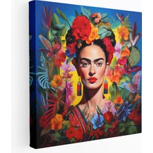 Popcas  Frida Kahlo Kanvas Tablo - Canlı Duvar Sanatı