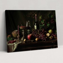Popcas  Caravaggio Tarzı Dekoratif Tablo Kanvas Duvar Sanatı