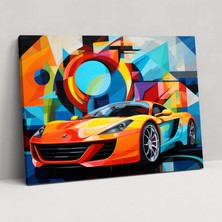 Popcas  Ferrari Duvar Sanatı - Ferrari Duvar Dekorasyonu Duvar Sanatı Kanvas Tablo Duvar Sanatı