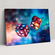 Popcas  Gamble Temalı Kanvas Tablo - Ev Dekorasyonu Için