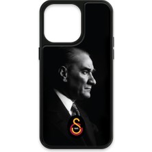 iPhone 15 Pro Max Uyumlu Galatasaray Büyük Atatürk Cam Lisanslı Telefon Kılıfı
