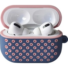 Lowell Home Ieg  Airpods Pro 2 (2.nesil) Spor Delikli Kılıf - Mavi-Pembe LWLRSHM-76W5