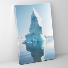 Popcas  Buzdağ Duvar Dekorasyonu - Ev Dekorasyonu Kanvas Tablo Gerçekçi Fotoğraf