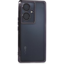 Lowell Home Ieg  Vivo V29 Lite Kılıf Razer Lensli Silikon - Mor LWLRSHM-76W5