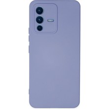 Lowell Home Ieg  Vivo V23 5g Kılıf Nano Içi Kadife Silikon - Lila LWLRSHM-76W5