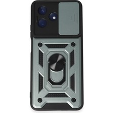 Lowell Home Ieg  Realme C53 Kılıf Pars Lens Yüzüklü Silikon - Yeşil LWLRSHM-76W5