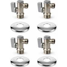 4'lü Taharet Musluğu Filtreli Ara Musluk Döküm Pirinç Gövde