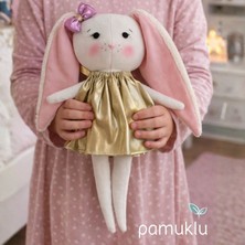 Capella Toys Oyuncak Bebek El Yapımı %100 Pamuk Bez Bebek Oyun ve Uyku ArkadaşıTavşan Tofi Hediye Kutulu