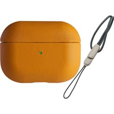 Lowell Home Ieg  Airpods 3 (3.nesil) 405 Deri Kılıf - Turuncu LWLRSHM-76W5
