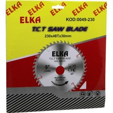 İsmiyle Al Elka 0049-230 230 x 48T x 30MM  Ağaç Sunta Kesici Disk