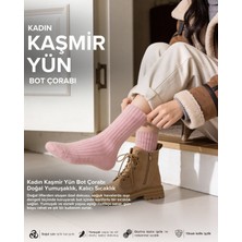 Bolero Socks Bolero Kadın Kaşmir Yumuşak Yün Bot Çorabı