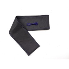 Argesco Mühendislik Tüm Araçlara Uyumlu Vinil Direksiyon Kılıfı, Dikmeli Mavi Dikişli