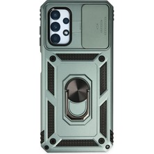 Lowell Home Ieg  Samsung Galaxy A33 5g Kılıf Pars Lens Yüzüklü Silikon - Yeşil LWLRSHM-76W5