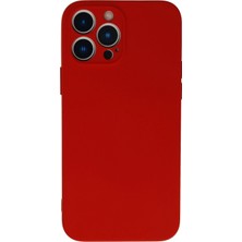 Lowell Home Ieg  iPhone 13 Pro Max Kılıf Nano Içi Kadife Silikon - Kırmızı LWLRSHM-76W5