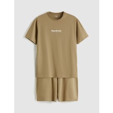 Lc Waikiki Yeni Sezon Standart Kalıp Erkek Şortlu Pijama Takımı