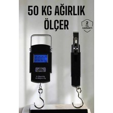 Herşeytrend Ağırlık Ölçer 50 kg El Terazisi El Kantarı Pilli LED Ekran