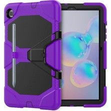 Lowell Home Ieg  Samsung Galaxy T500 Tab A7 10.4 Kılıf Griffin Tablet Kapak - Mor LWLRSHM-76W5