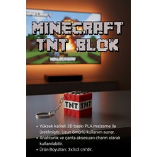 Cosmic Store Minecraft Oyun Blok Anahtarlık-3d Baskı Piksel Tasarım Gamer Hediyelik-Çanta Süsü Charm