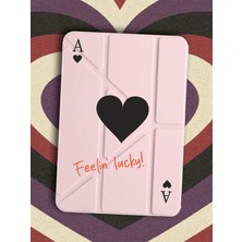 Nurdic Galaxy Tab S6 Lite P610 P620 Kılıf Uyku Modlu Kalem Bölmeli Desenli Feelin