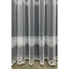 Cortibo Eko 8051 Desenli Tül Perde - Pilesiz