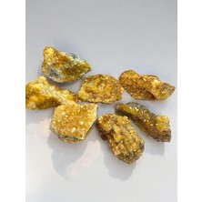 Zodyak Doğal Taş Sitrin Doğal Taş Ham Parça 1 Adet (Ham Parçalar Değişiklik Gösterir