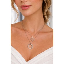 Stainless Stell Zarif Zincir Detaylı Midi ve Mini Kolyeler